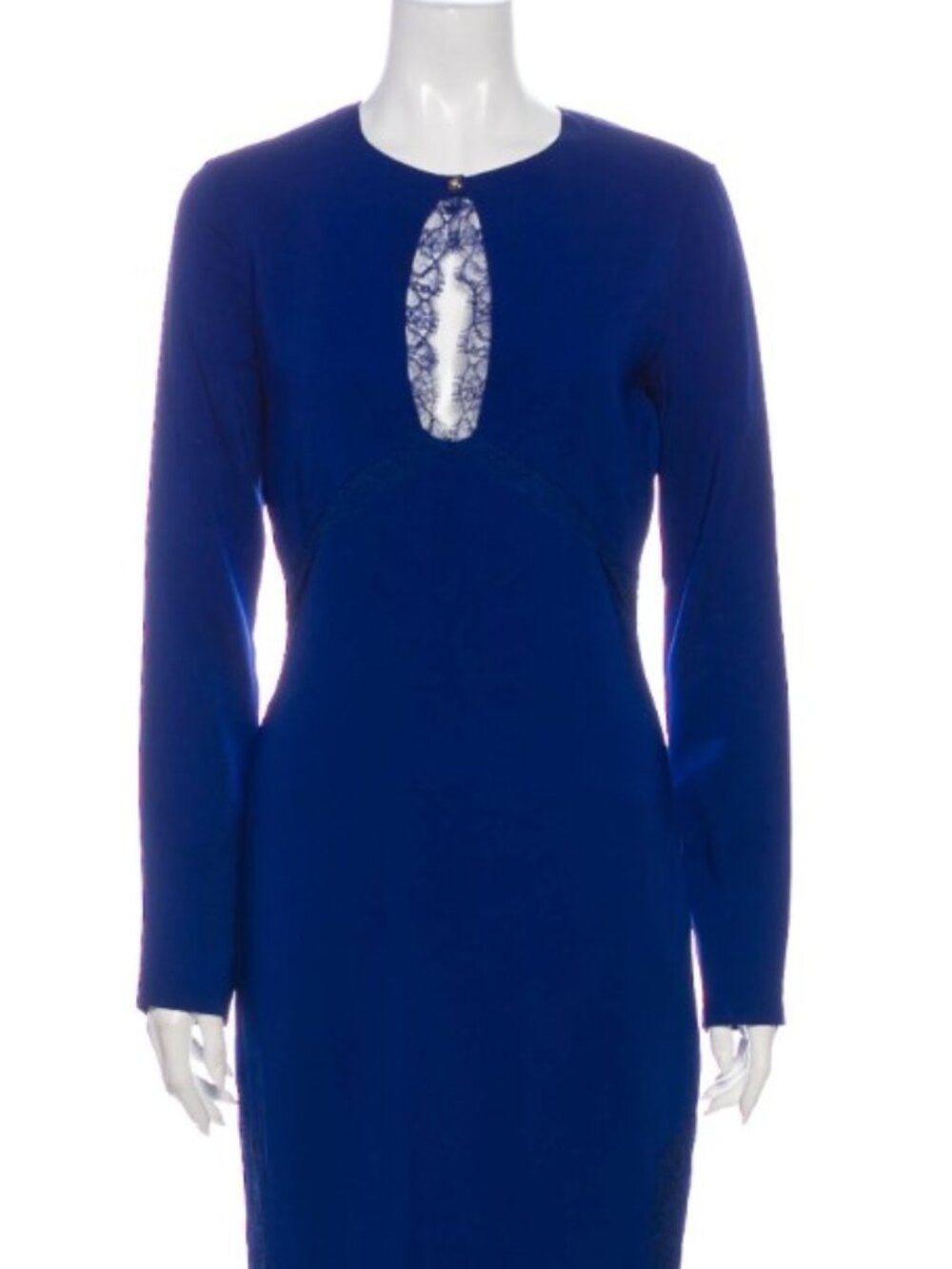 Roberto Cavalli Midi Dress | Worn by Donna in Suits | Crew Neck Designer Dress |